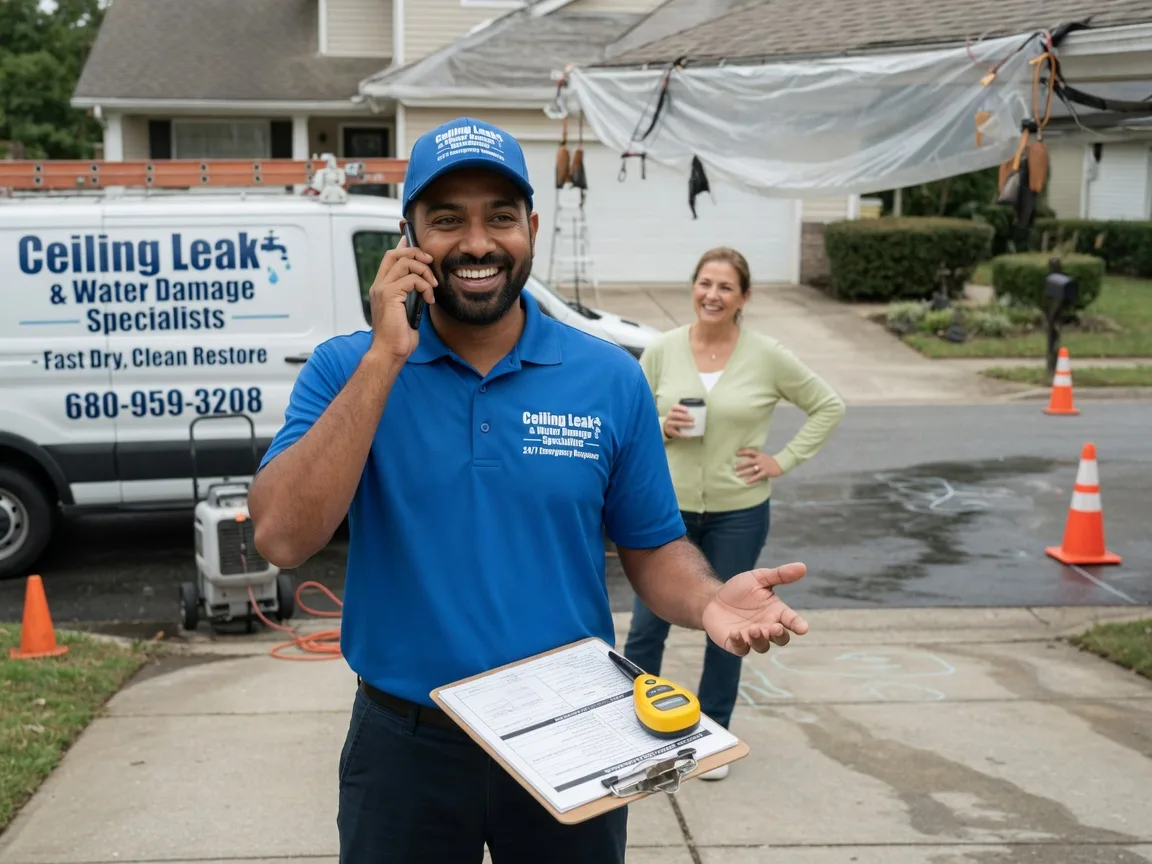 Ceiling Leak Cleanup Kennebunkport, ME FAQs